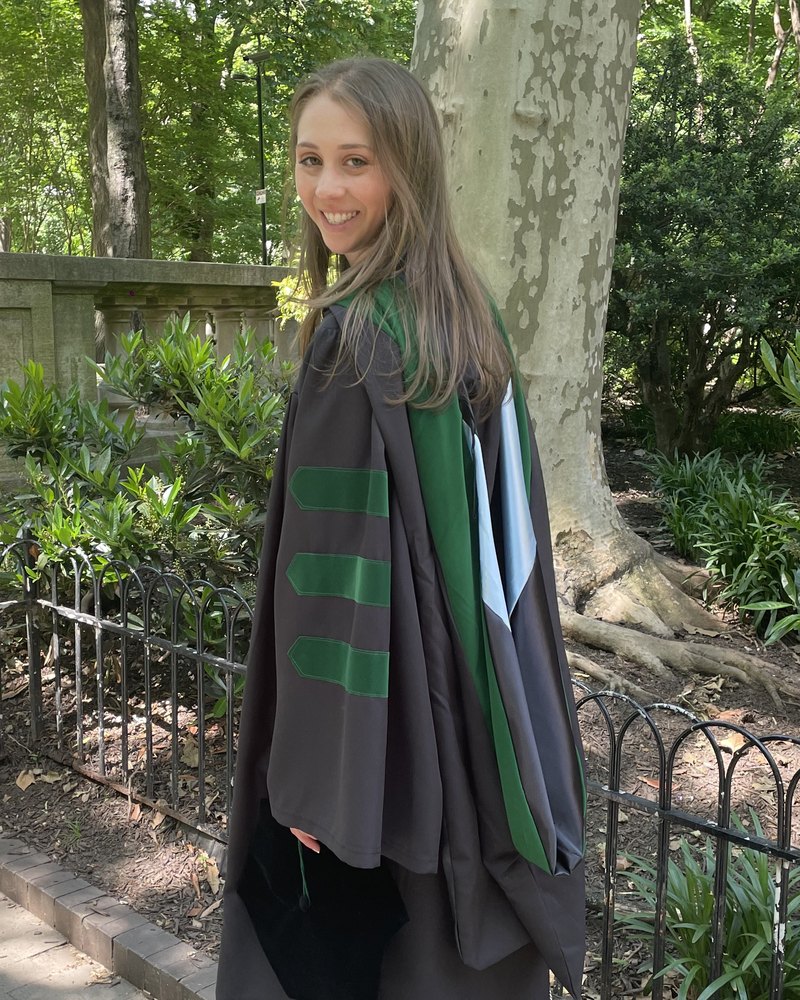 Dr. Alison Romisher at her medical school graduation